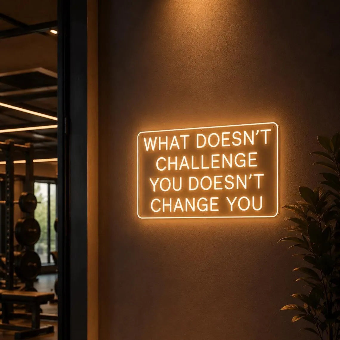 Fitness Mindset Neon Sign for Home & Commercial Gyms