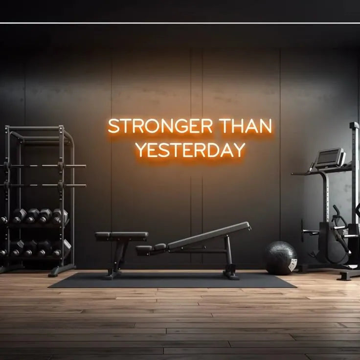Fitness Motivation Neon Light for Training Rooms