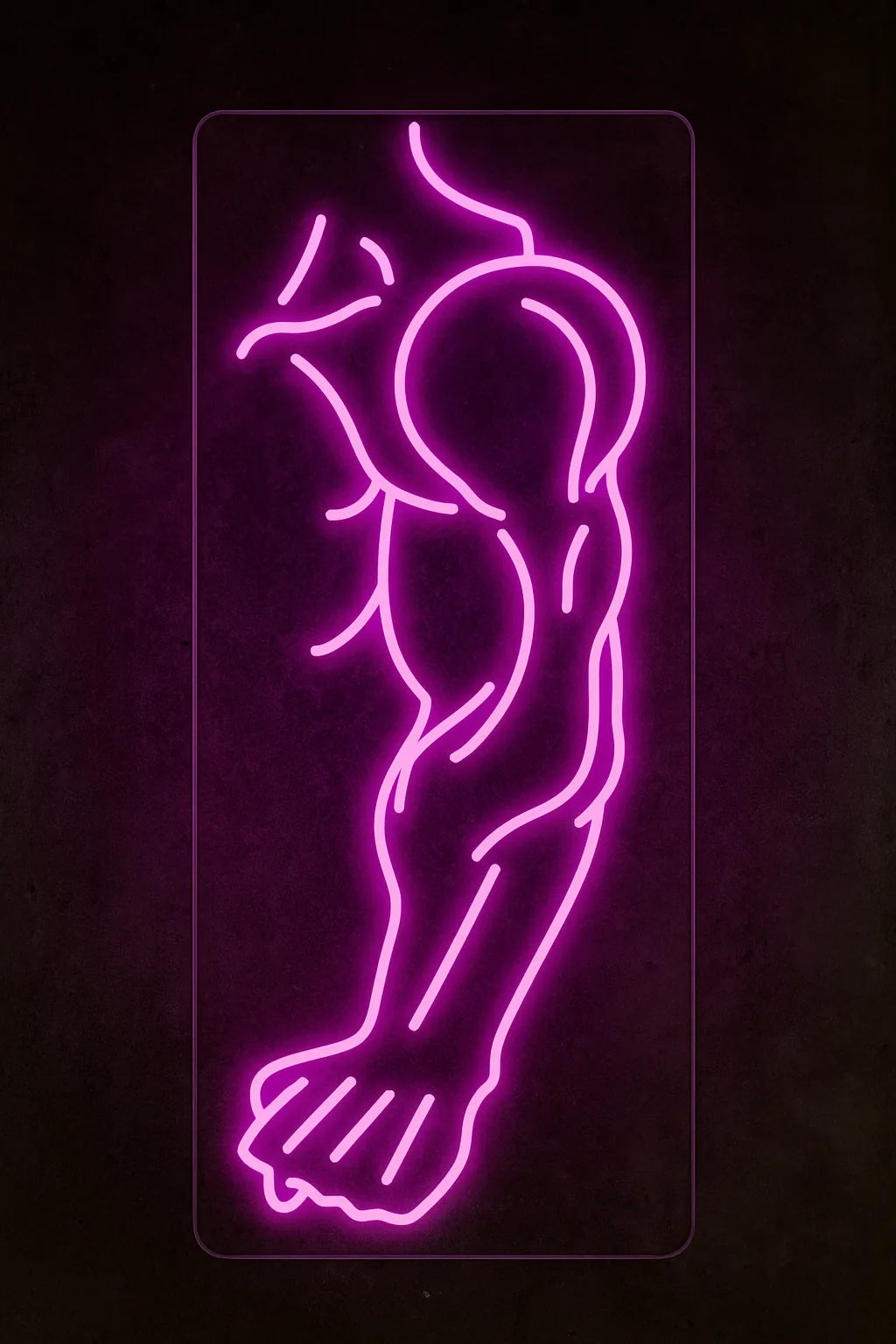 Bicep Flex LED Neon Sign for Gym Wall Decor