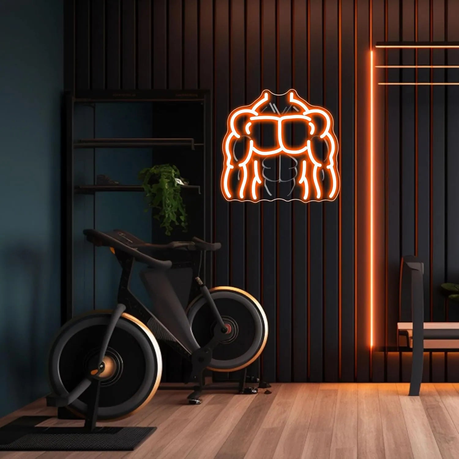Bodybuilding Neon Sign for Home Gym