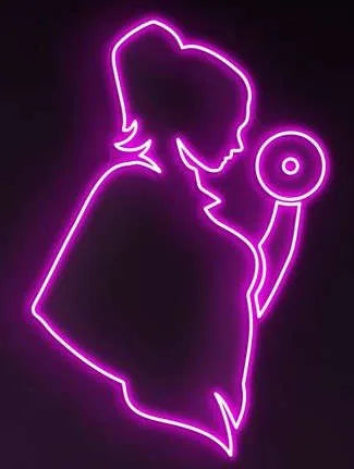 Women's Gym LED Neon Sign for Workout Rooms