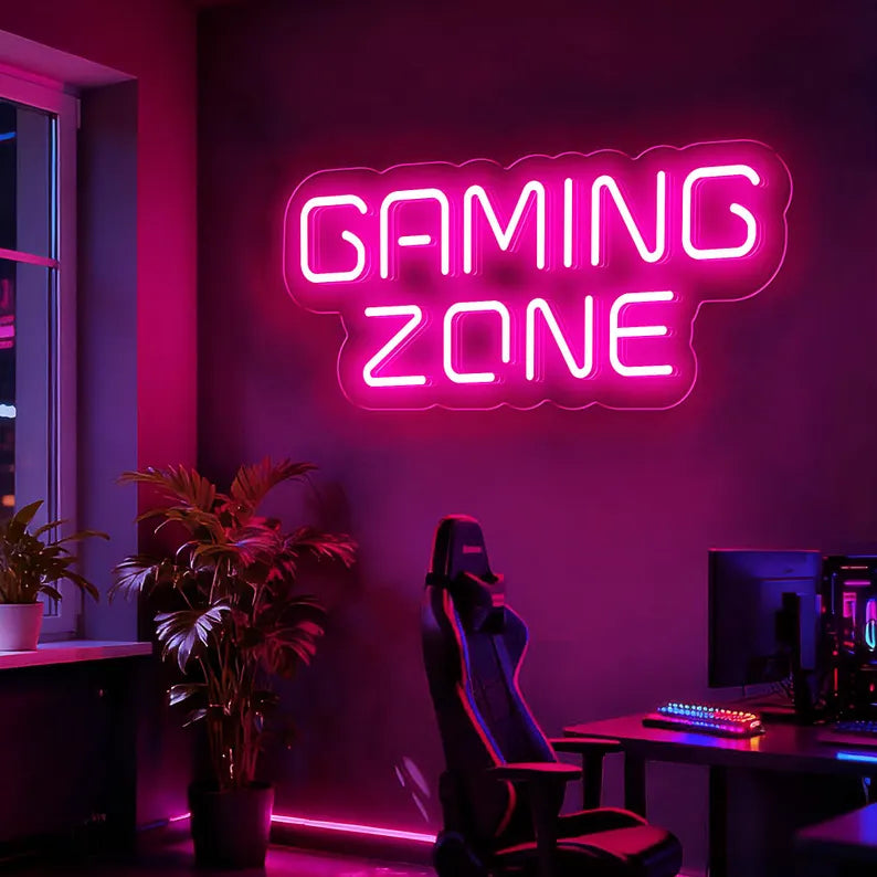 Gaming Zone Neon Sign