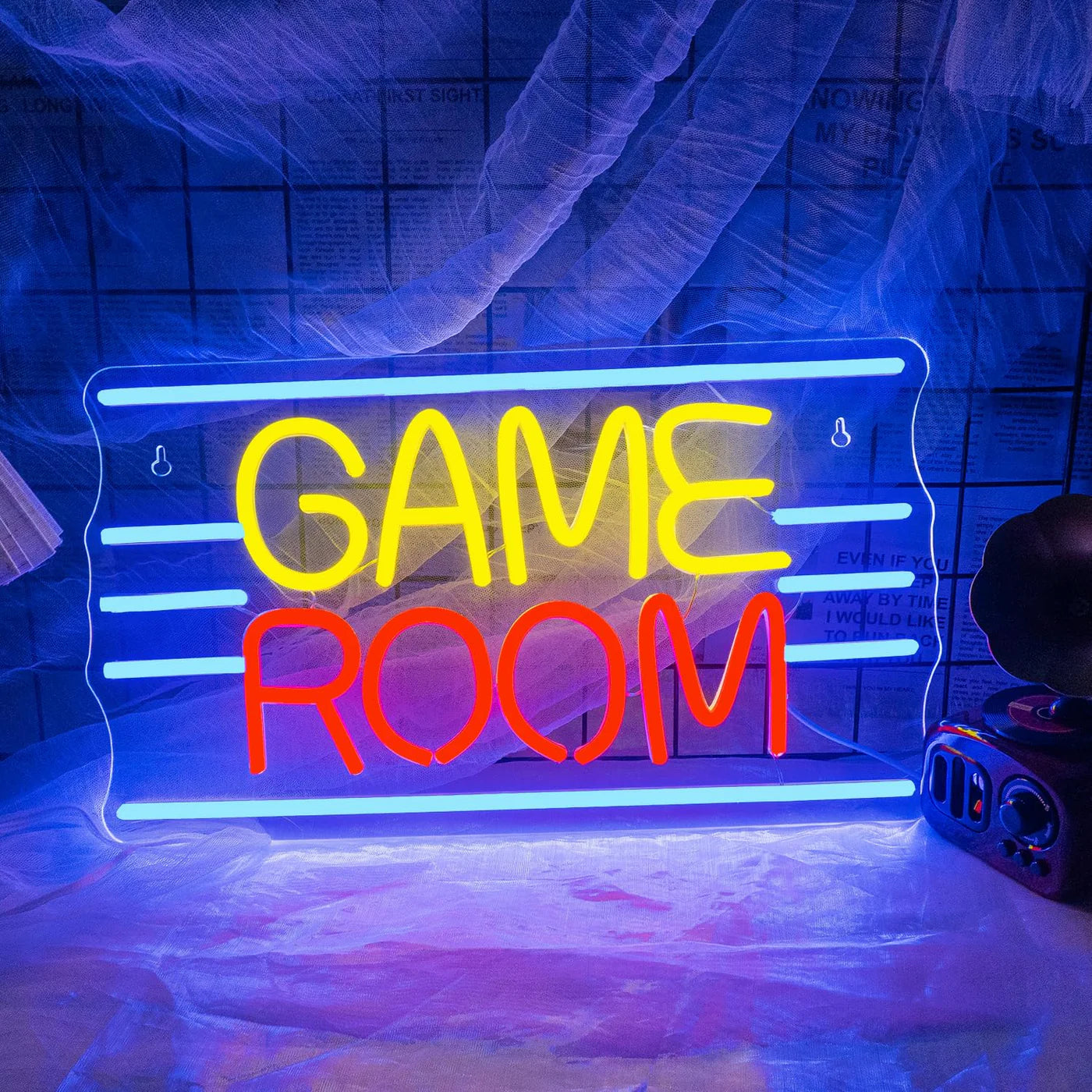 Game Room Neon Sign For Wall Decor