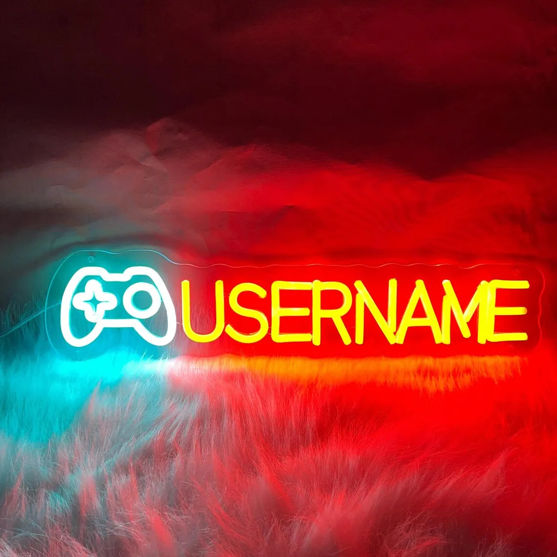 Game Tag Neon LED Lights