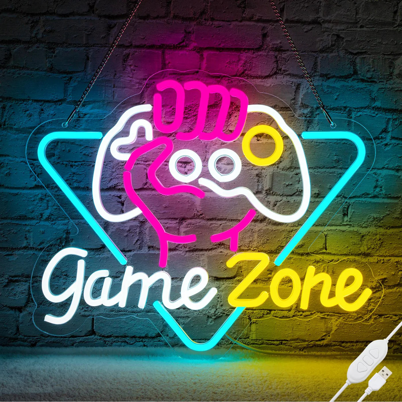 Game Zone Neon LED Sign