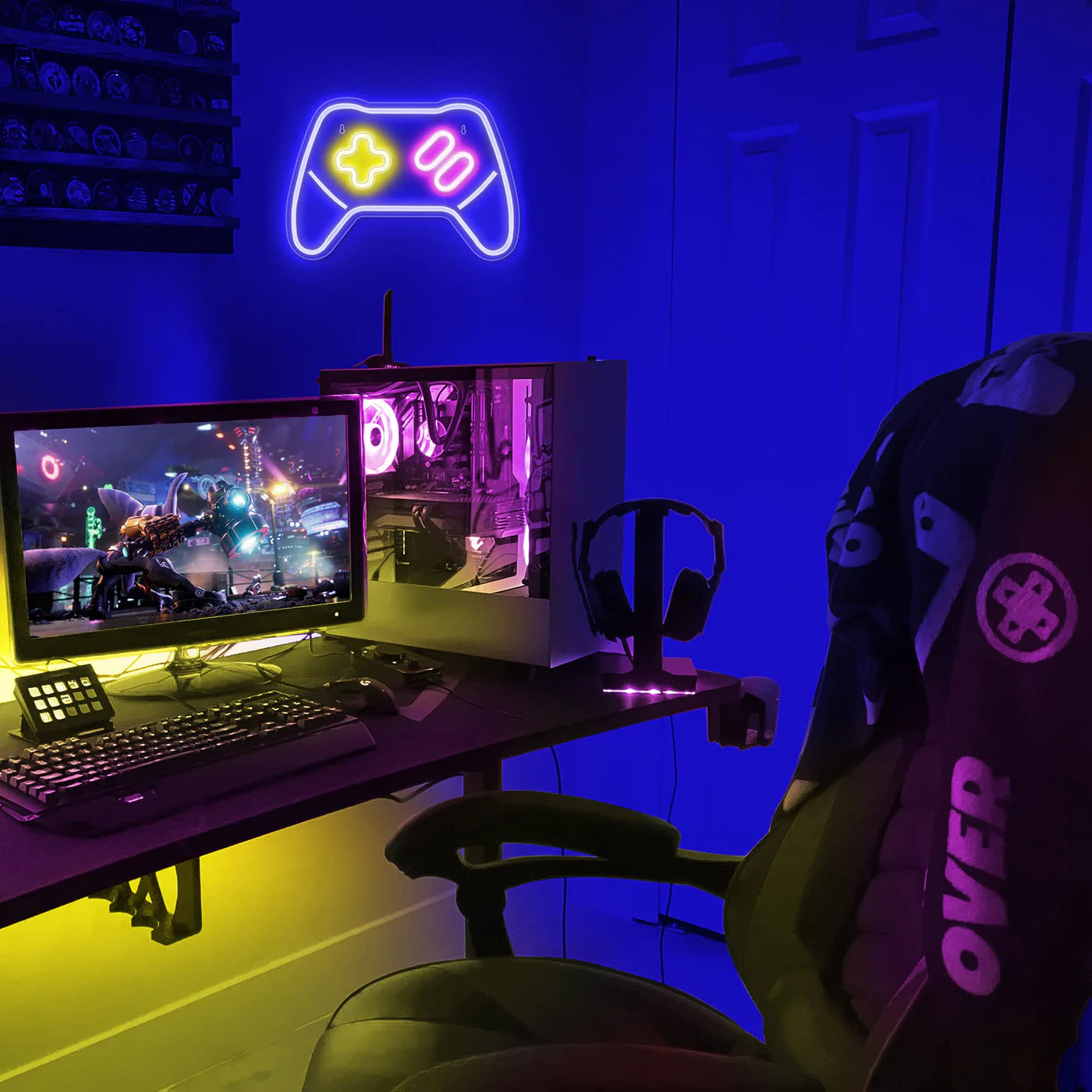 Gamepad Shaped LED Neon Sign