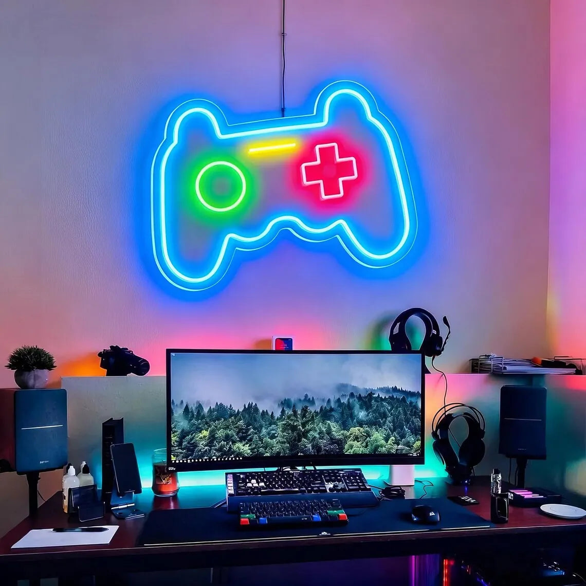 Gamepad LED Neon Lights