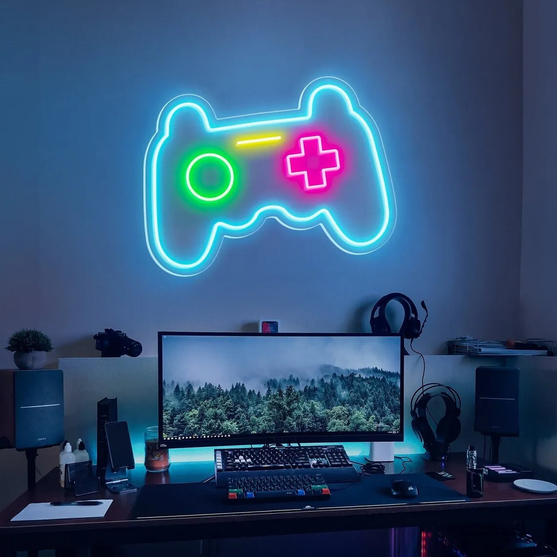 Gamepad LED Neon Lights