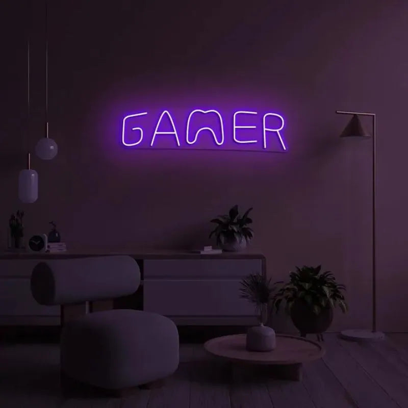 Gamer Neon Sign LED Light