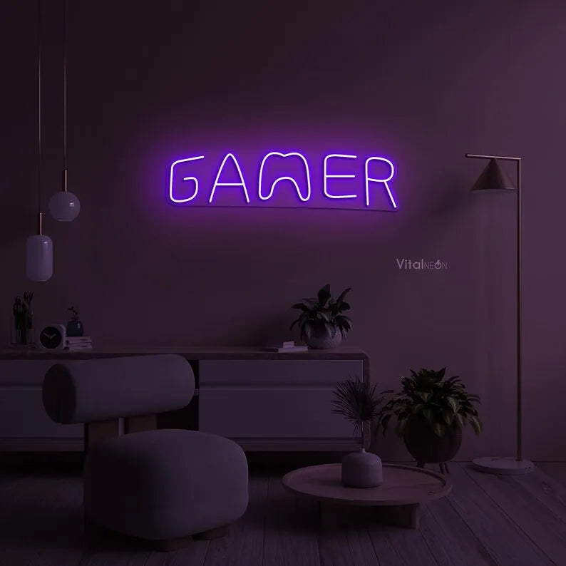 Gamer Neon Sign LED Light