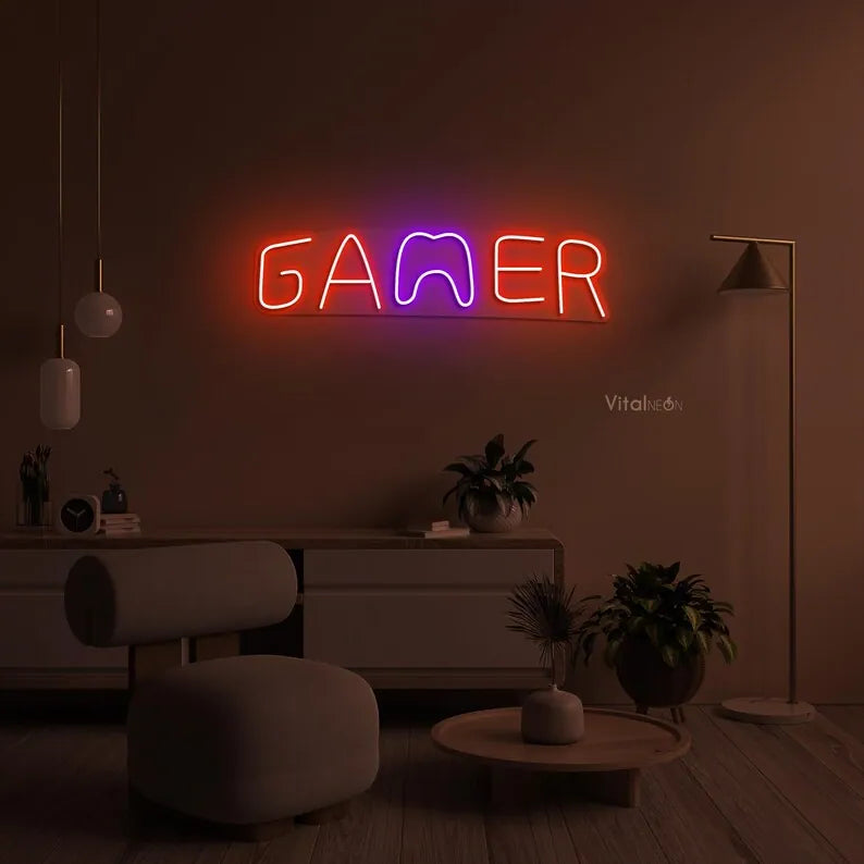 Gamer Neon Sign LED Light
