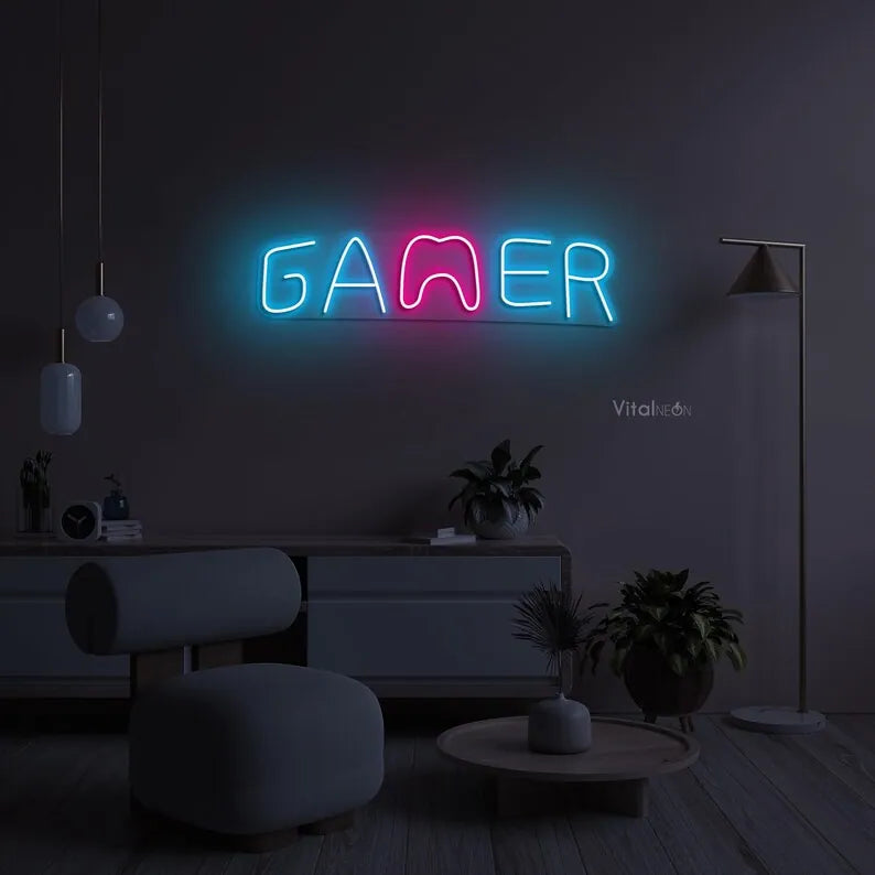 Gamer Neon Sign LED Light