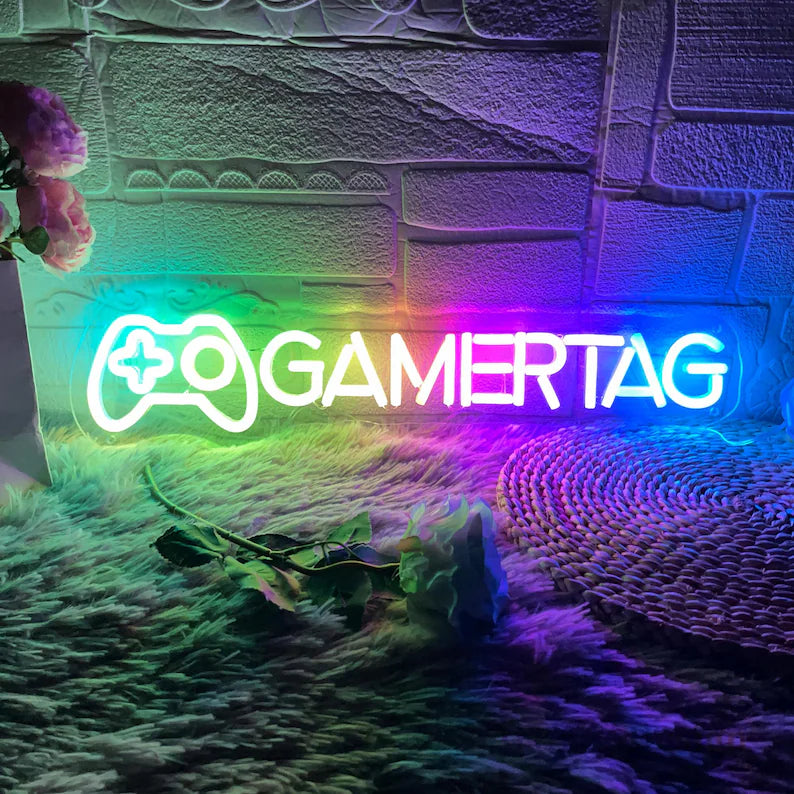 Gamer Tag LED Lights