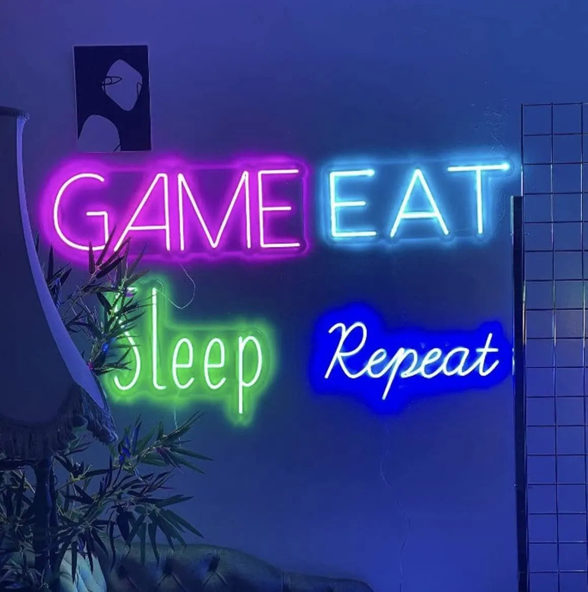 Gaming Room Neon Wall Sign