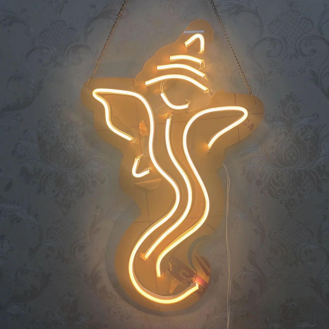 Ganesh Ji Neon Sign