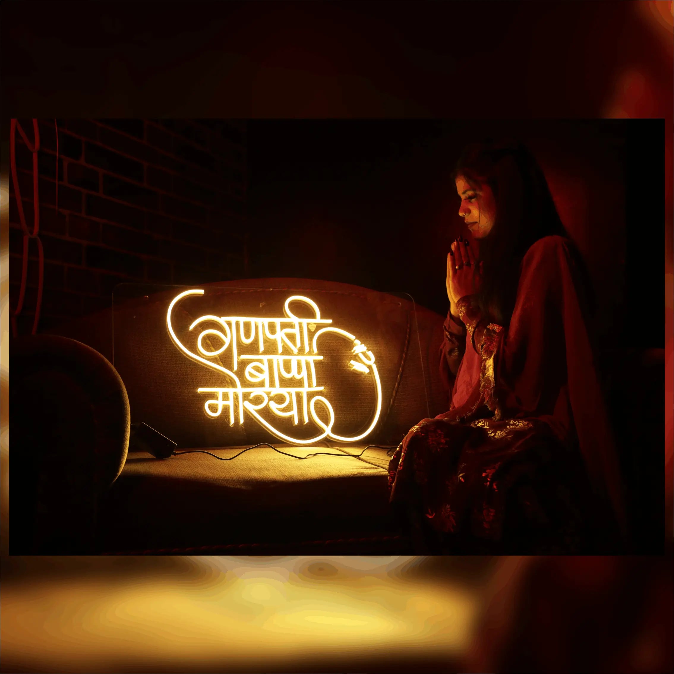 Ganpati Neon Sign
