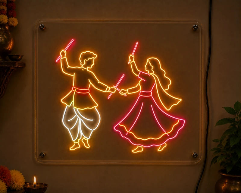 Garba Neon LED Sign
