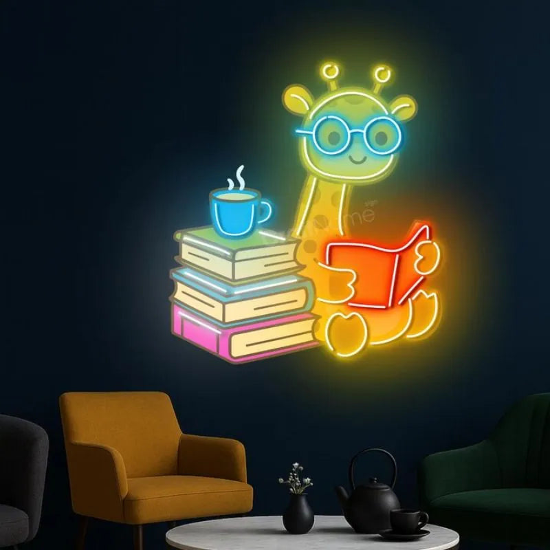 Giraffe Neon Sign