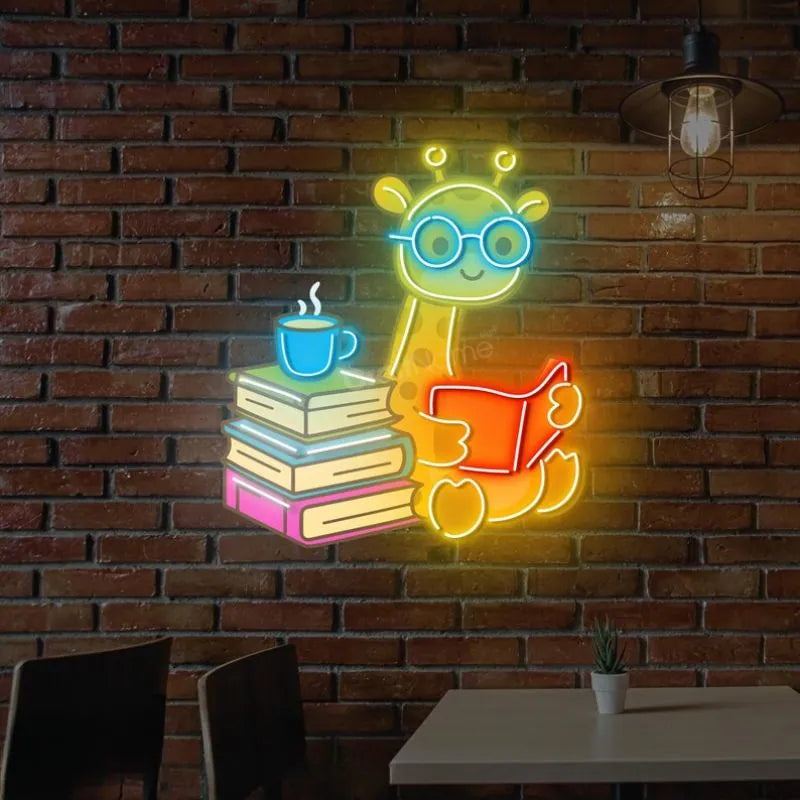 Giraffe Neon Sign