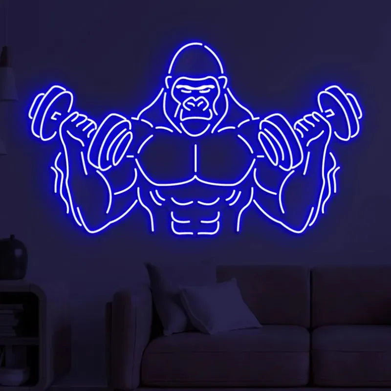 Gorilla Lifting Dumbbell LED Light