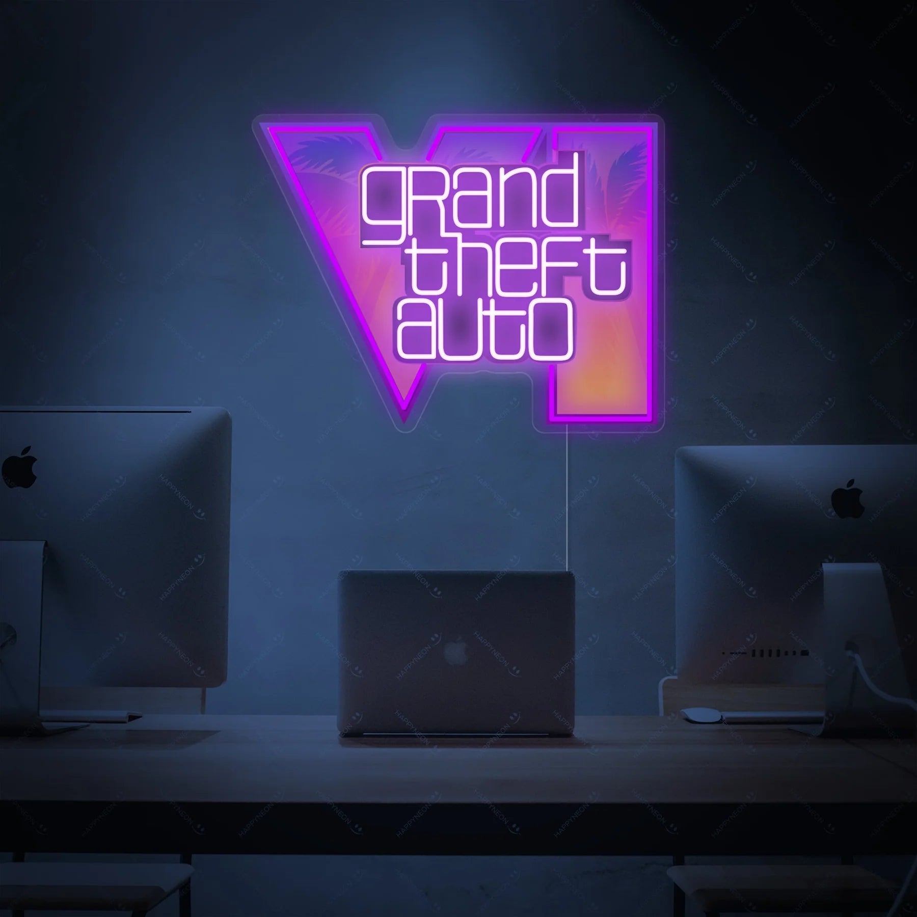 Grand Theft Auto Neon Sign