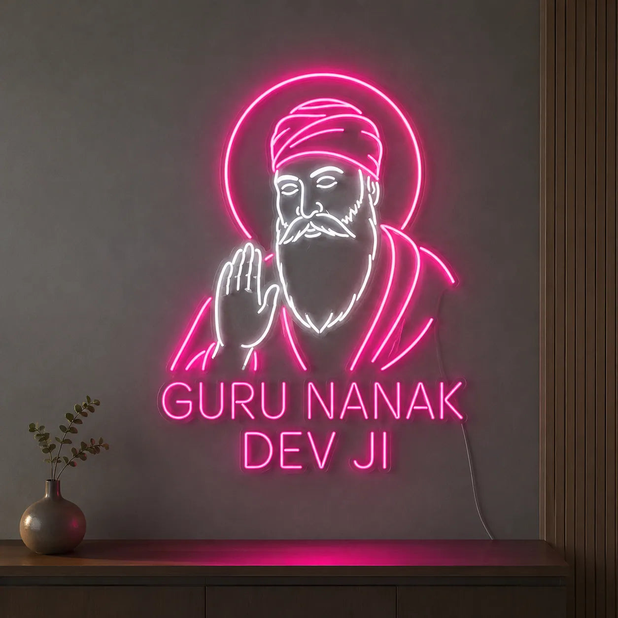 Guru Nanak Dev Ji LED Neon Sign