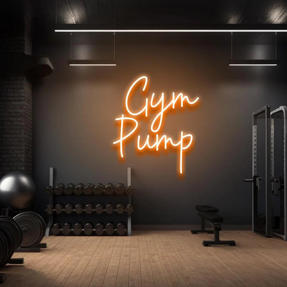 Gym Pump Neon Sign