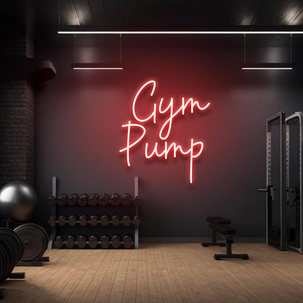Gym Pump Neon Sign