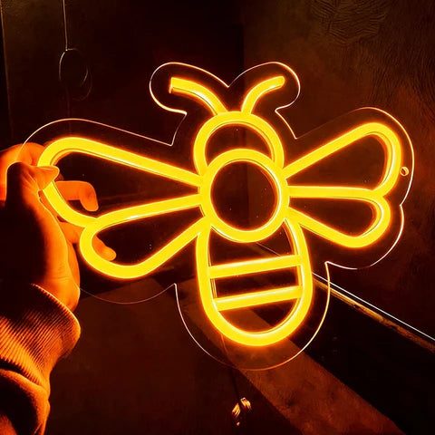 Honey Bee Neon Light for Nursery & Kids Room Decoration
