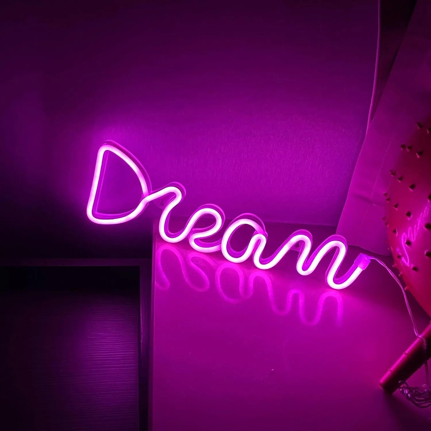 Dream Wall Art LED Neon Sign for Cozy Interiors