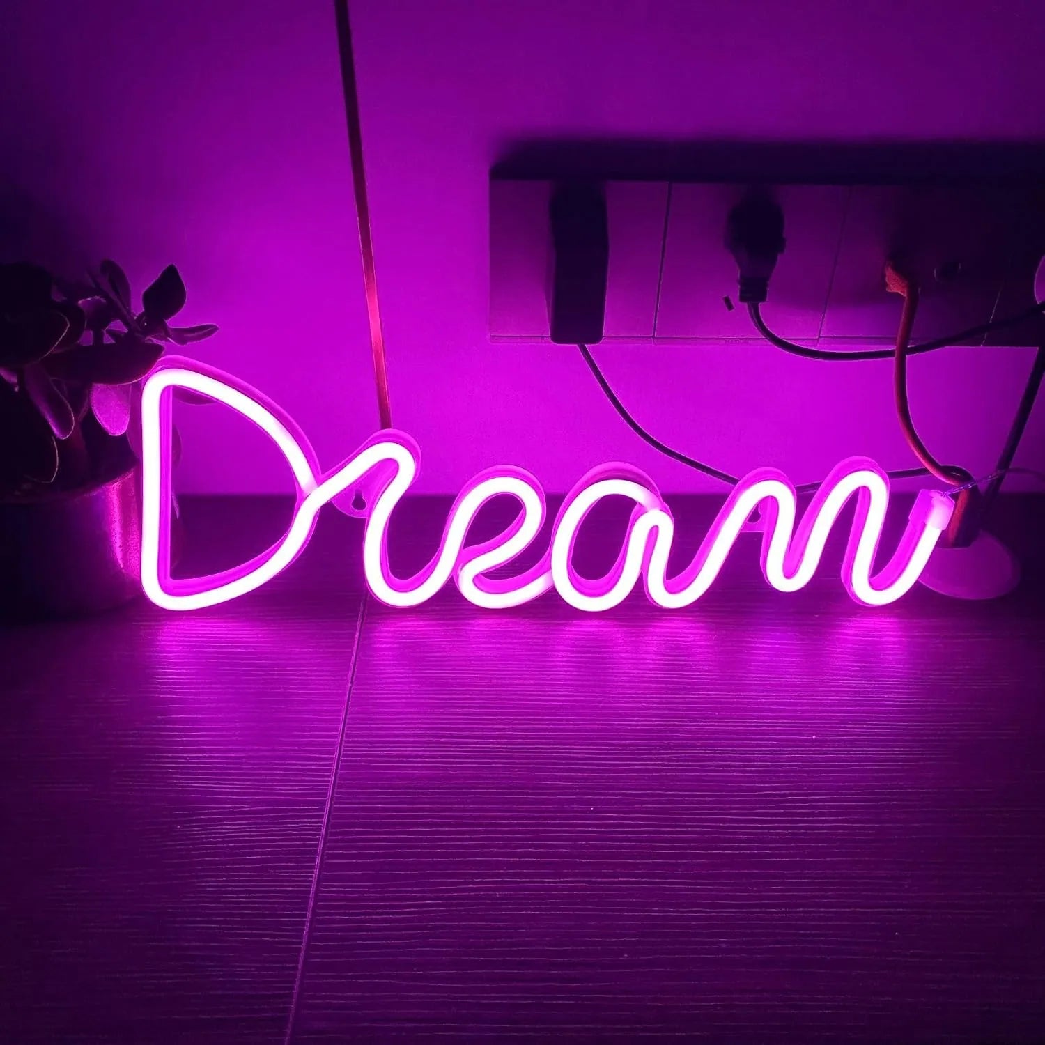Dream Wall Art LED Neon Sign for Cozy Interiors