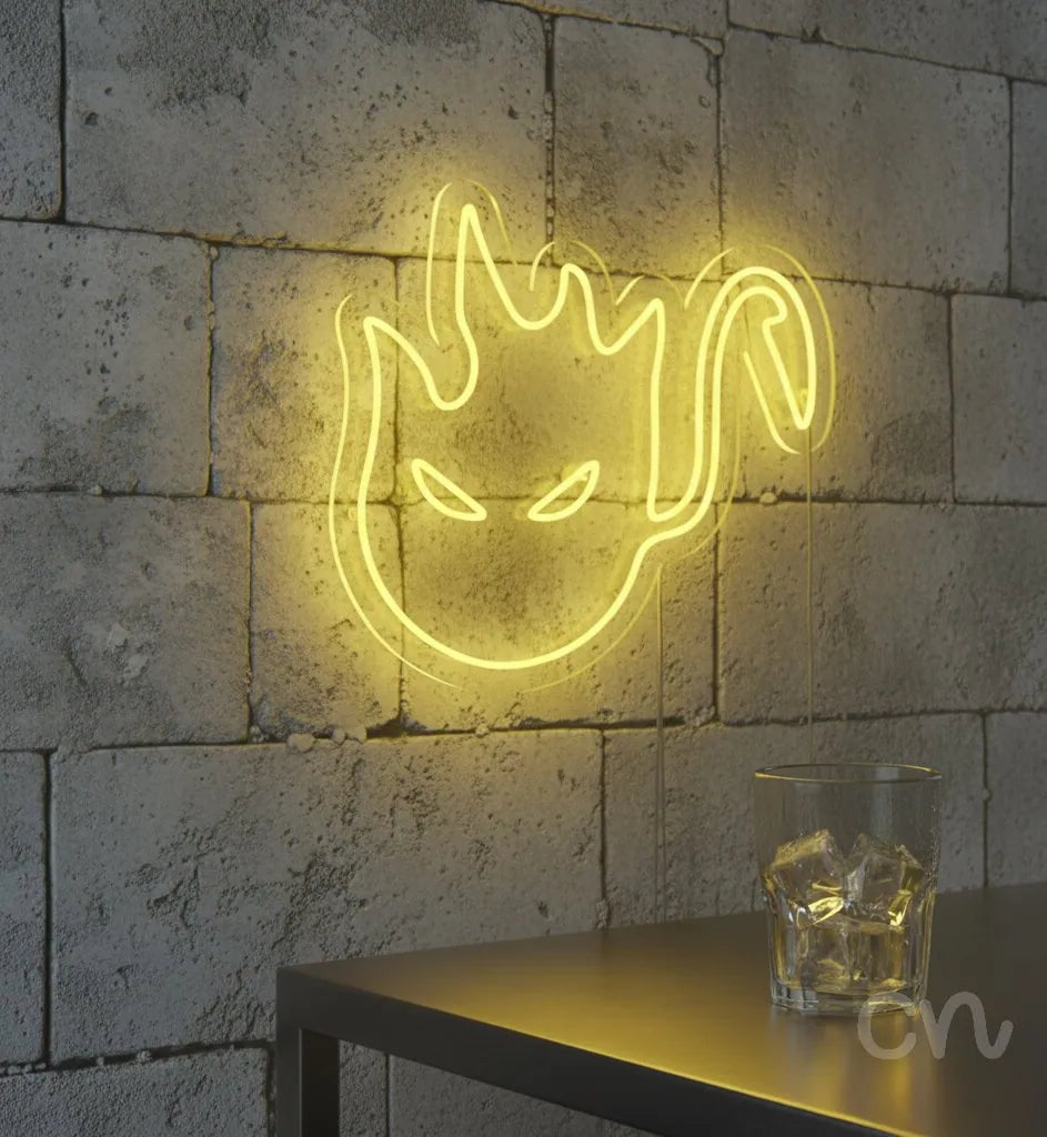 Devil Face LED Neon Sign for Gaming Room Decor