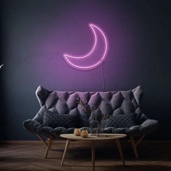 Dreamy Moonlight LED Neon Sign for Bedroom