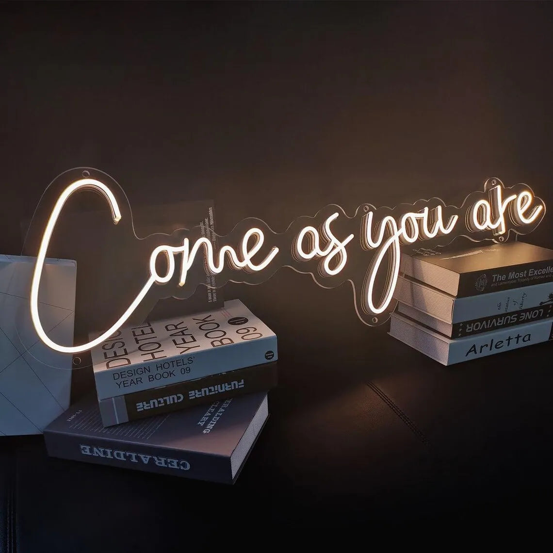 One As You Are LED Neon Sign for Home & Office Decor