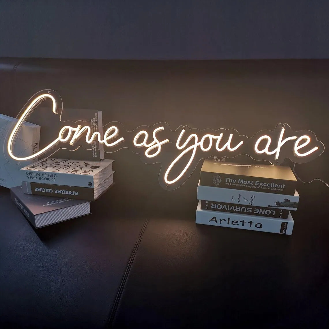 One As You Are LED Neon Sign for Home & Office Decor