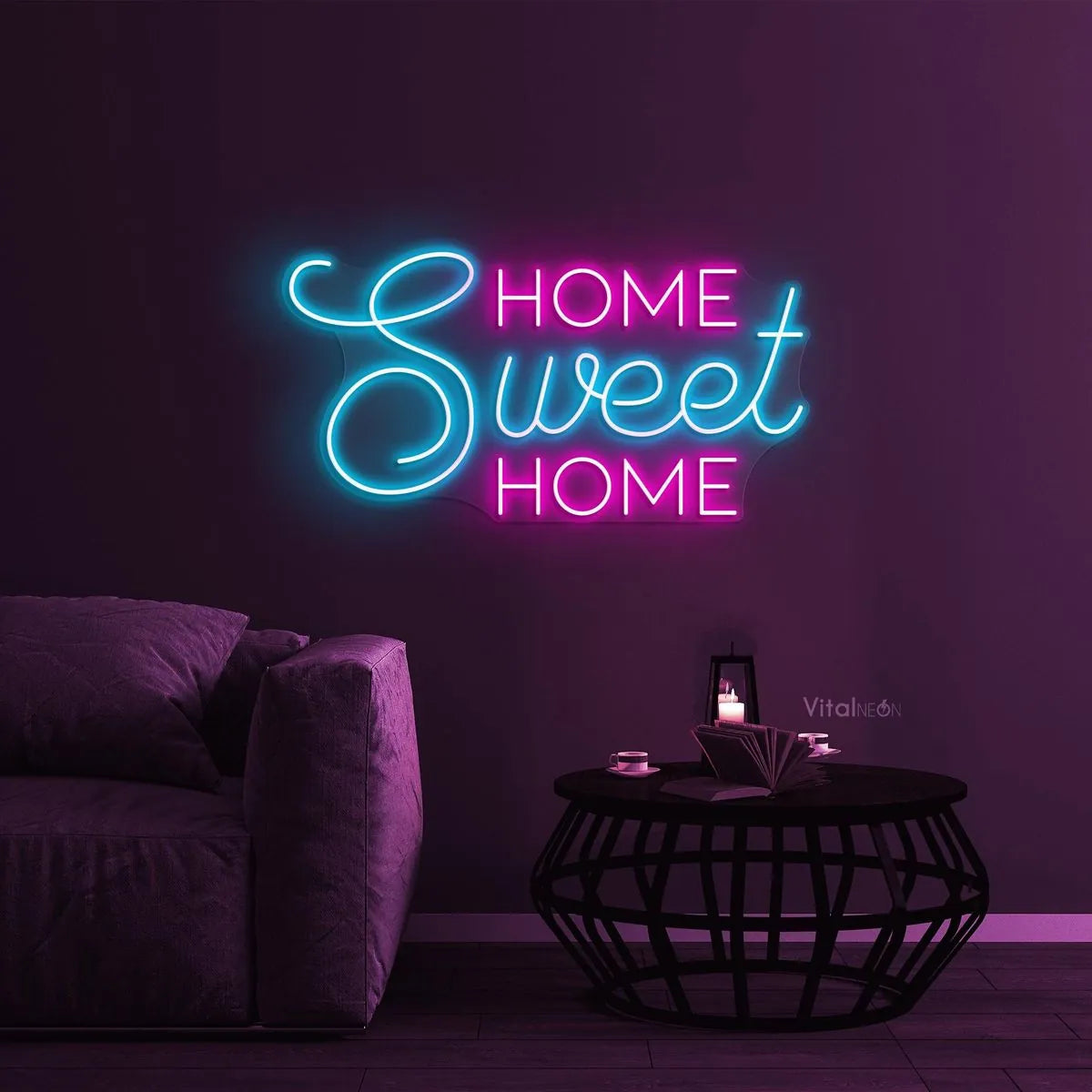 Sweet Home LED Neon Sign for Modern Home Décoration