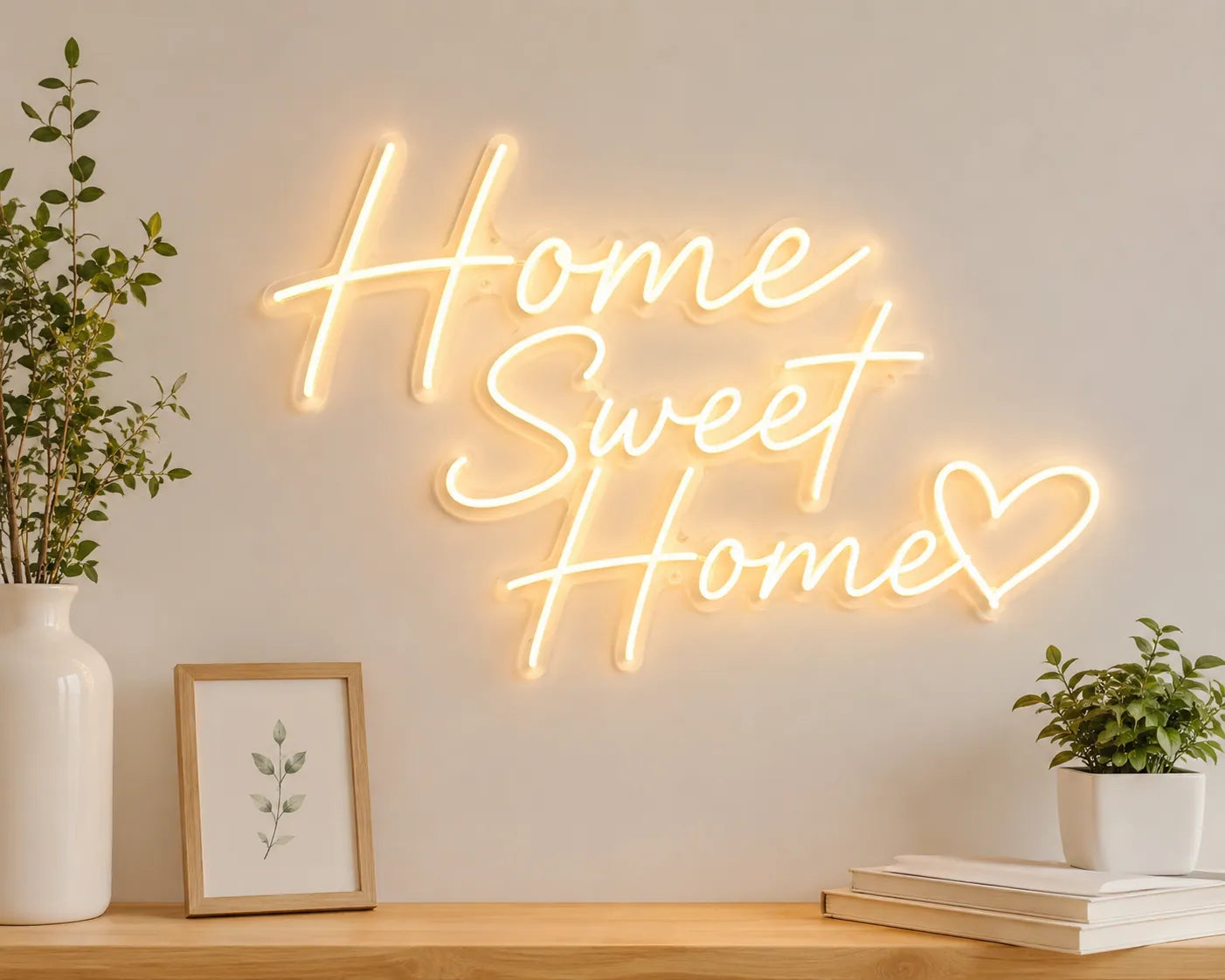 Home Sweet Home LED Neon Sign for Living Room Decor