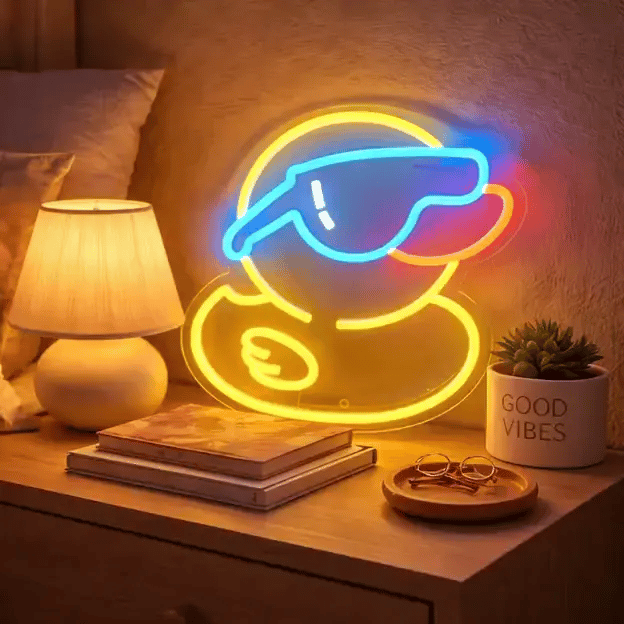 Cool Duck LED Neon Sign for Bedroom & Gaming Room Decor