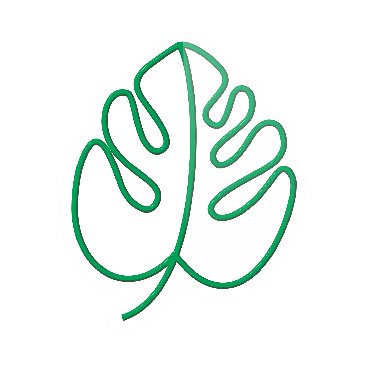 Monstera Leaf LED Neon Sign for Home & Bedroom Decor