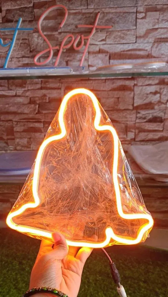 Spiritual Meditation Neon Sign for Bedroom & Meditation Room