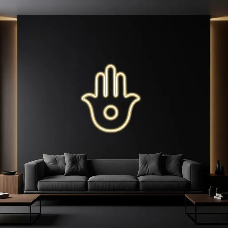 Hamsa Hand Neon Sign LED Light