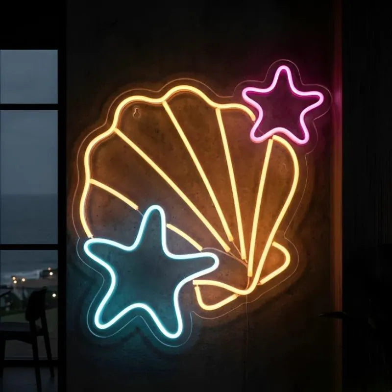 Handmade Shell LED Neon Sign