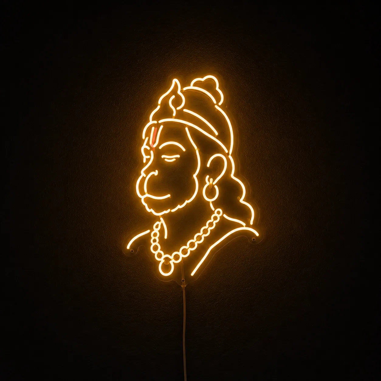 Hanuman Face Neon Sign