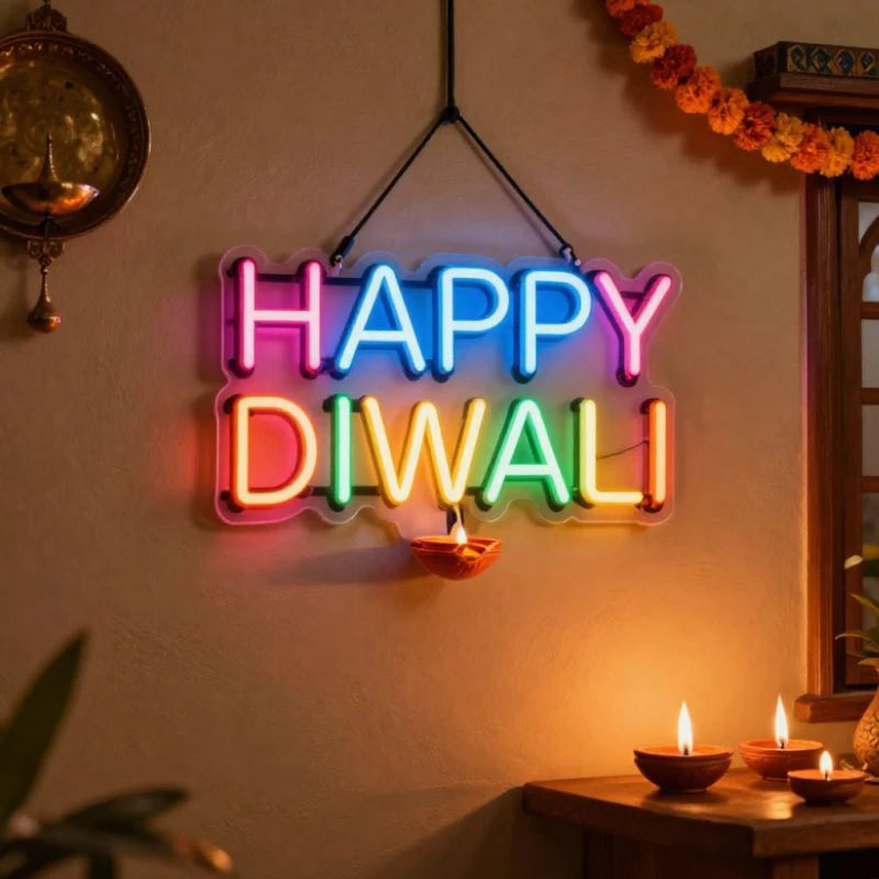 Happy Diwali LED Neon Lights