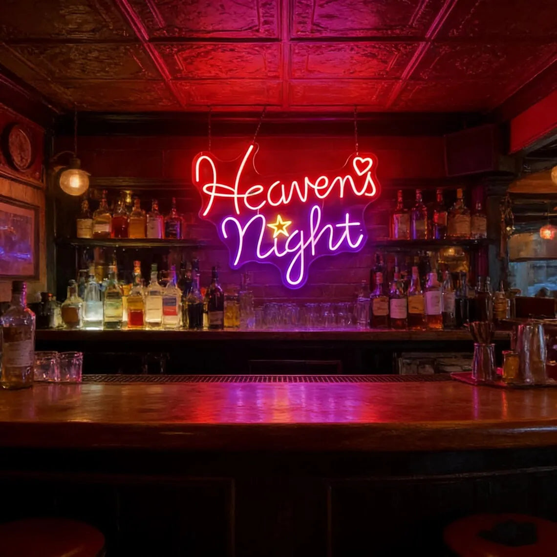 Heaven'S Night Neon Sign