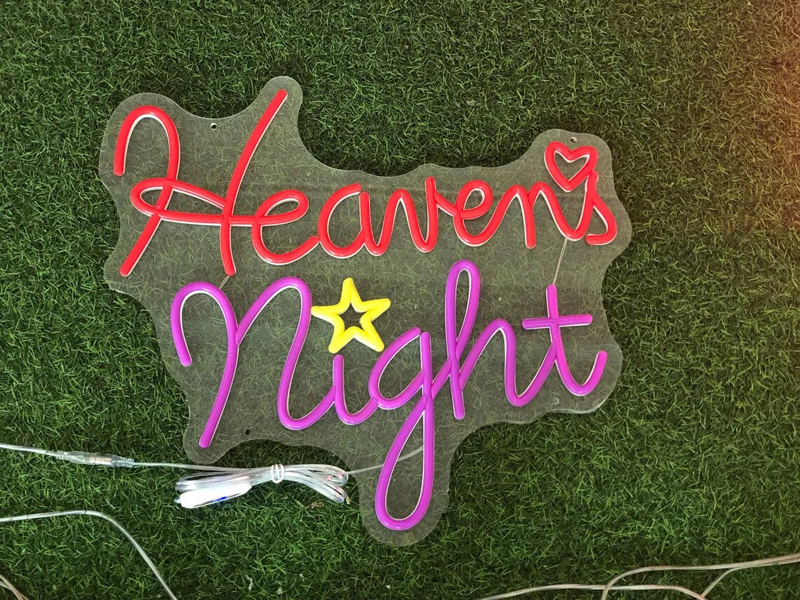 Heaven'S Night Neon Sign
