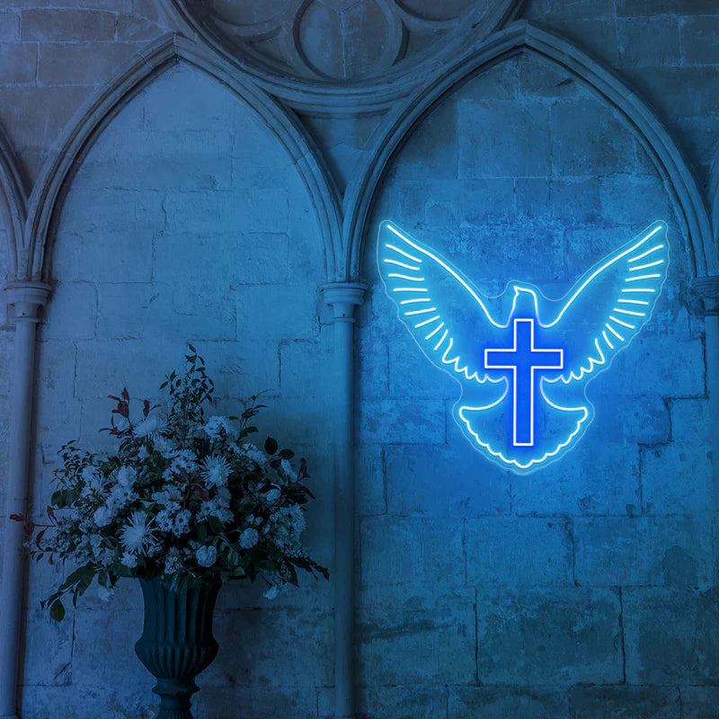 Holy Spirit Dove Neon Sign