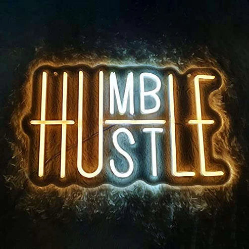 Hustle Neon Sign LED Light