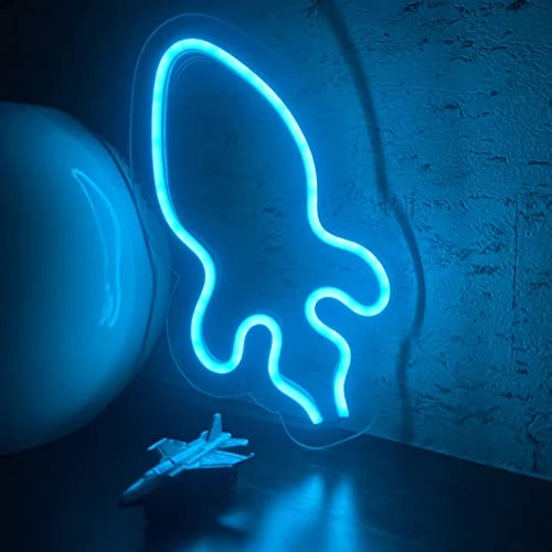 International Rocket LED Neon Sign