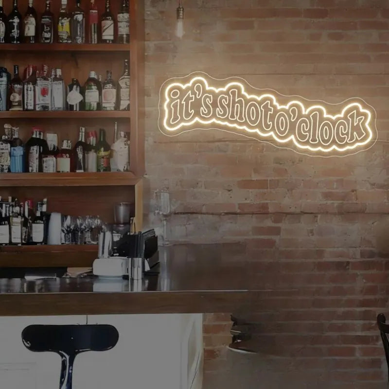 It'S Shot O'Clock Neon Sign